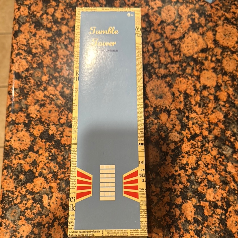Blue Art Deco Storage Box with Geometric Patterns